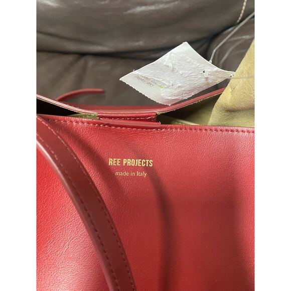 NEW REE PROJECTS ANN TOTE MEDIUM - SOFT CALF in RED $835 b89 - Picture 4 of 11
